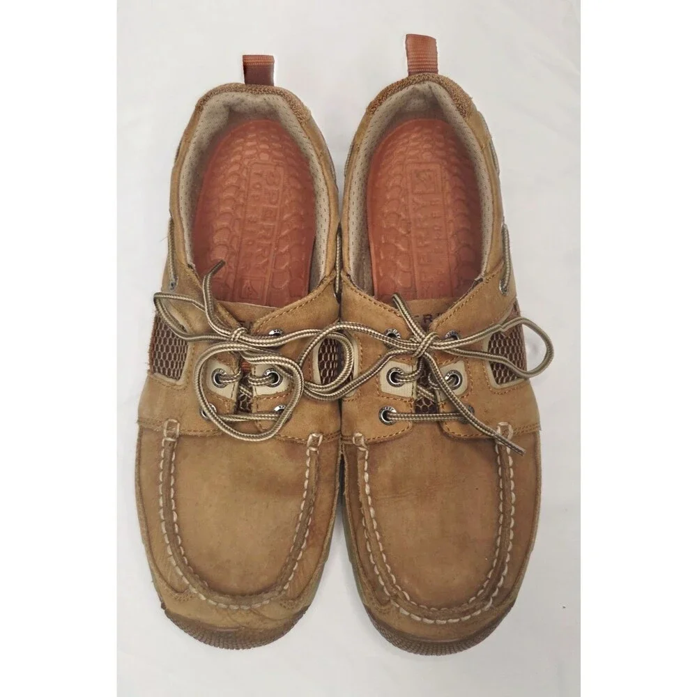 Sperry Men's Size 11 M  (10528695) Sea Kite Sport Moc Boat Brown Shoes